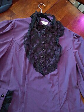 Chic Star Victorian Steampunk Goth Button Up.